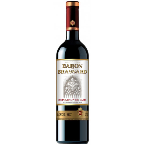 Вино красное сухое "Baron du Brassard" Rouge Sec ("Барон дю Брассард" Красное сухое)