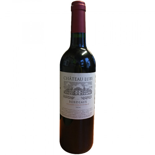 Вино красное сухое "Chateau Luby" Rouge, Bordeaux ("Шато Люби" Красное, Бордо), 2016