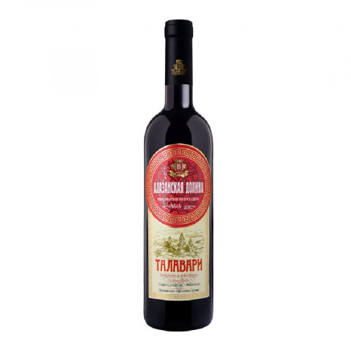 Вино красное полусладкое "Талавари" Алазанская Долина Красное ("Talavari" Alazani Valley Red, Bolero)