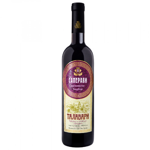 Вино красное сухое "Talavari" Saperavi ("Талавари" Саперави)