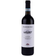 Вино красное сухое Famiglia Marrone, Nebbiolo, Langhe (Марроне, Неббиоло), 2020